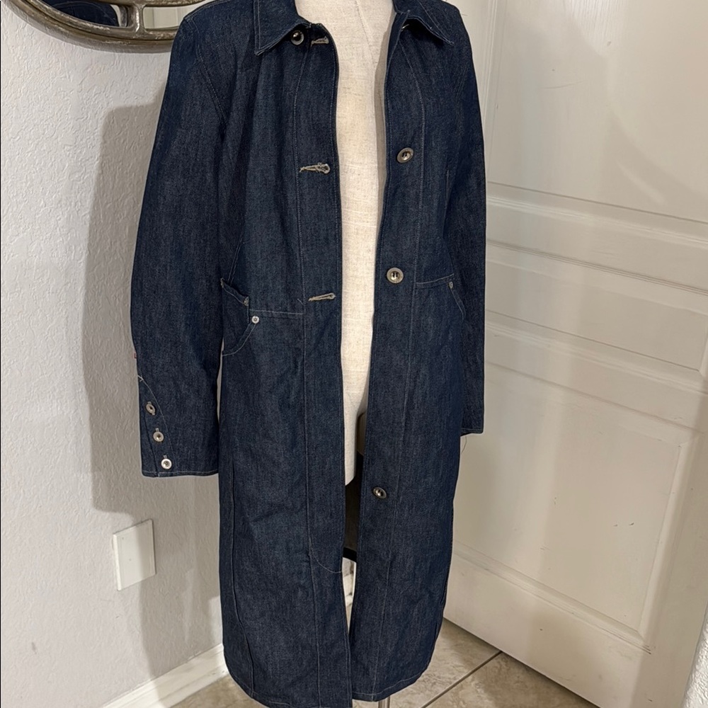 Levi’s sample garment Jean long trench medium